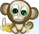 A cute little monkey.
